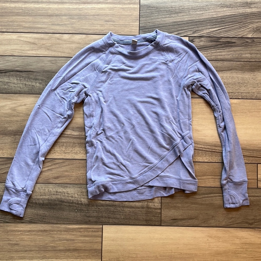 Athleta Girl Purple Sweatshirt - Youth XL